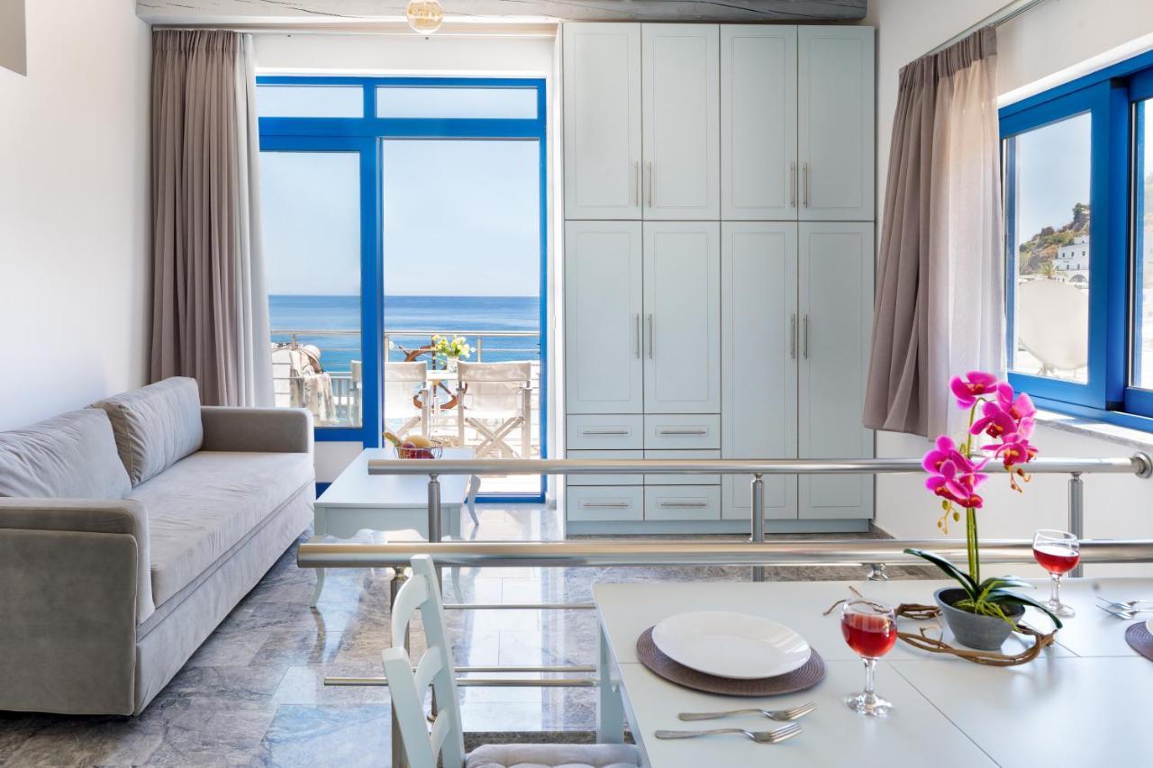Plori - Molos Apartments Лутрон Экстерьер фото